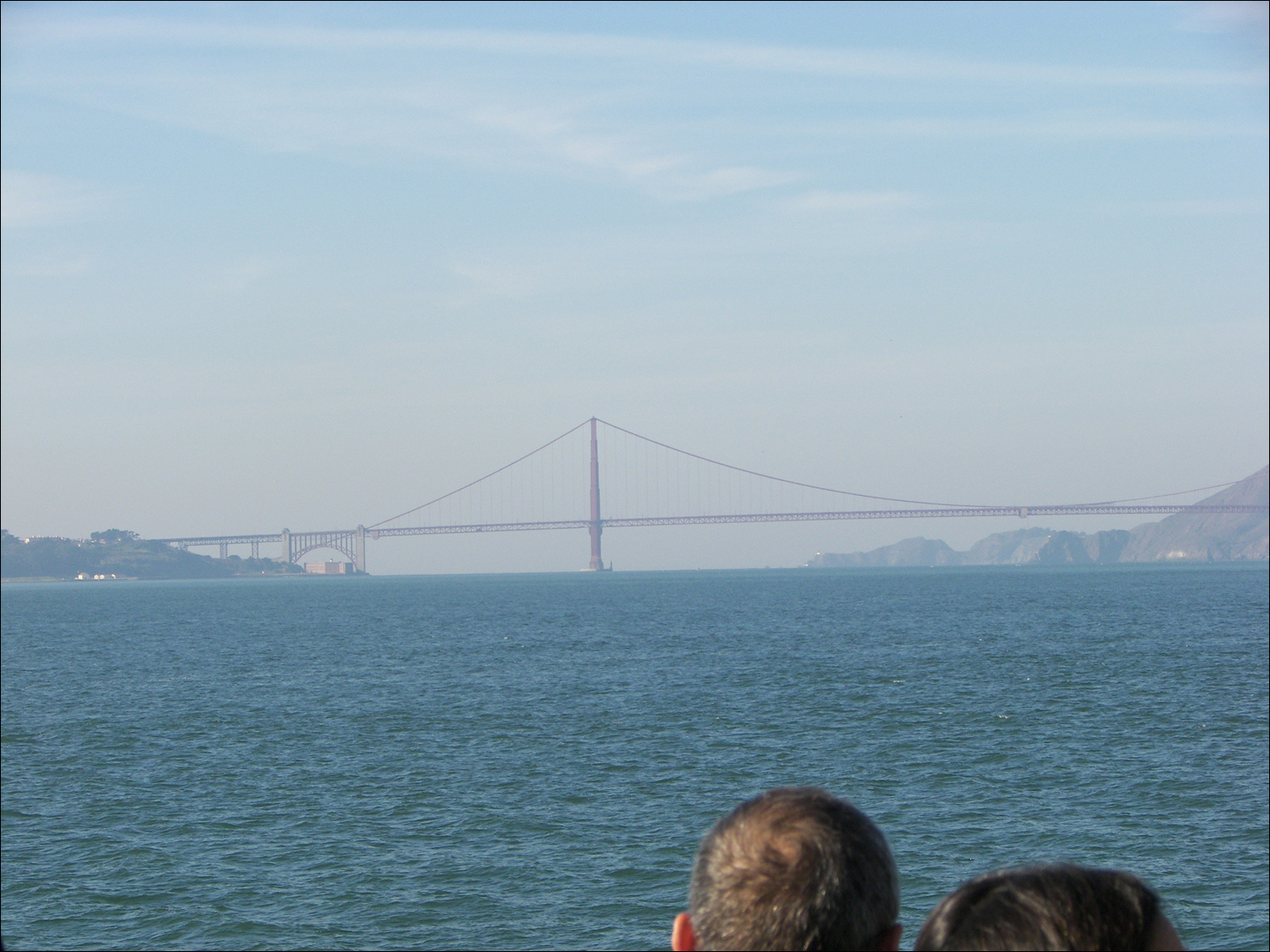 View of Golden Gate from ferry