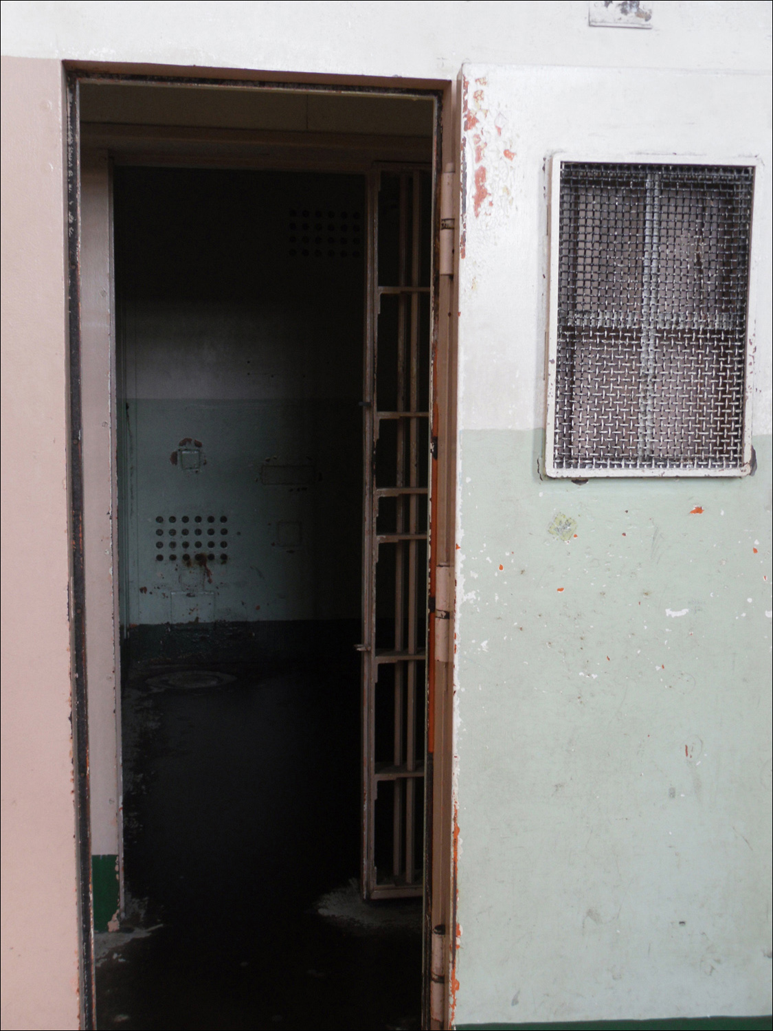 Solitary confinement cell in D block