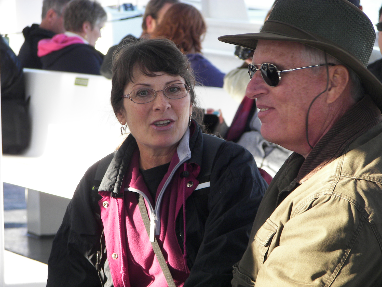 Return ferry trip-  Bob & Katherine