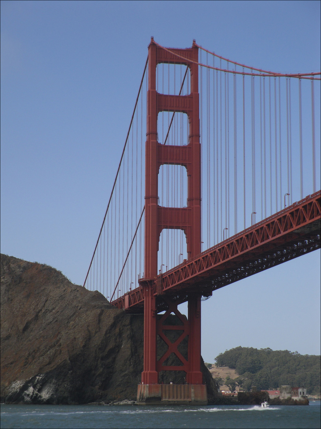 Golden Gate Bridge north tower