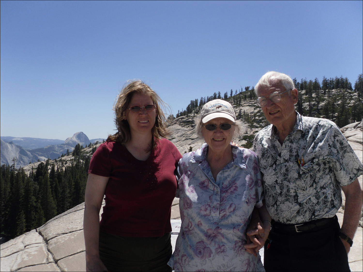 Debbie, Mom, & Dad @ Olmsted Point