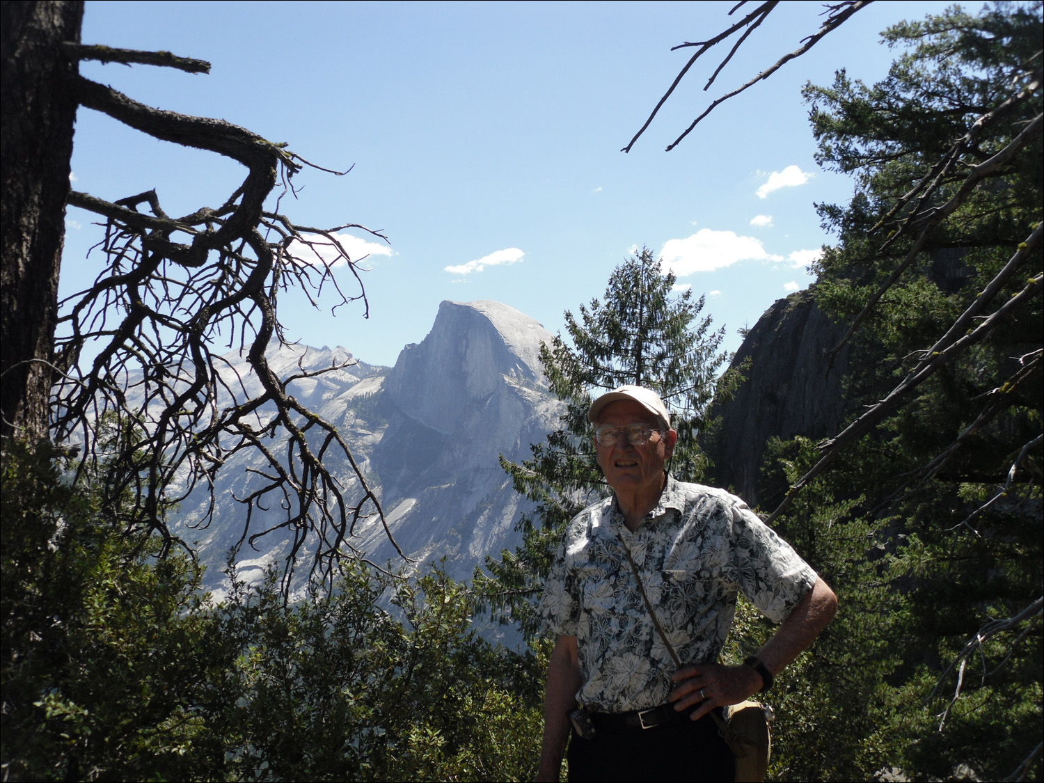 Hike to Glacier Point- Half Dome view from trail