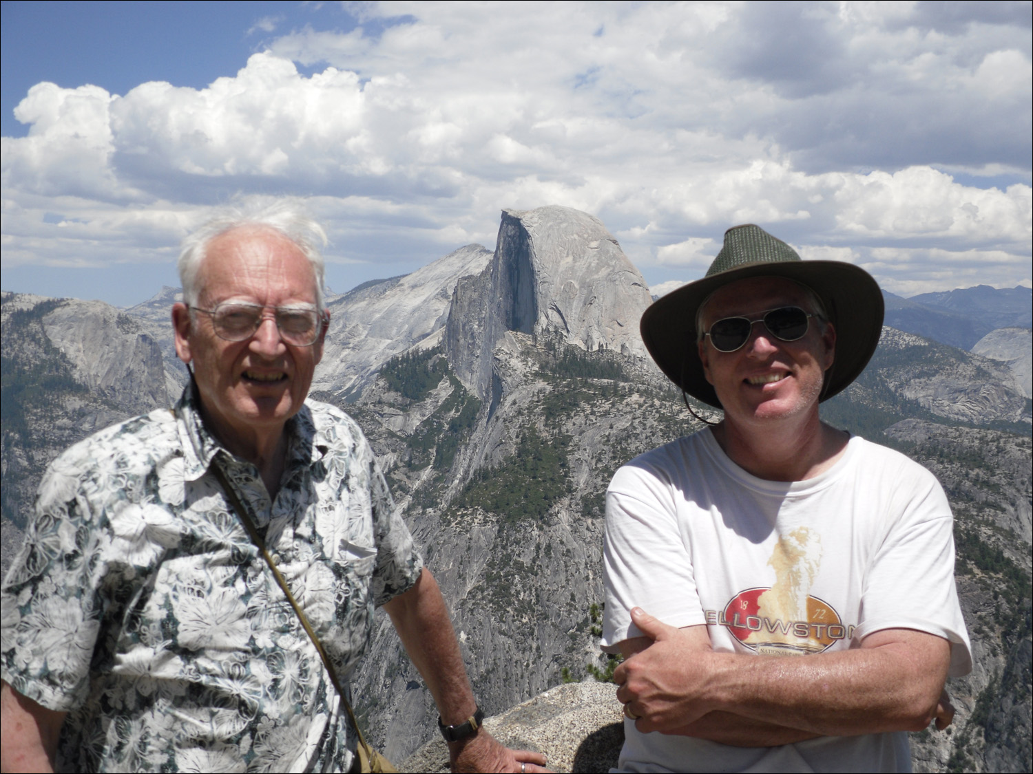 Hike to Glacier Point-Half Dome view from the Point