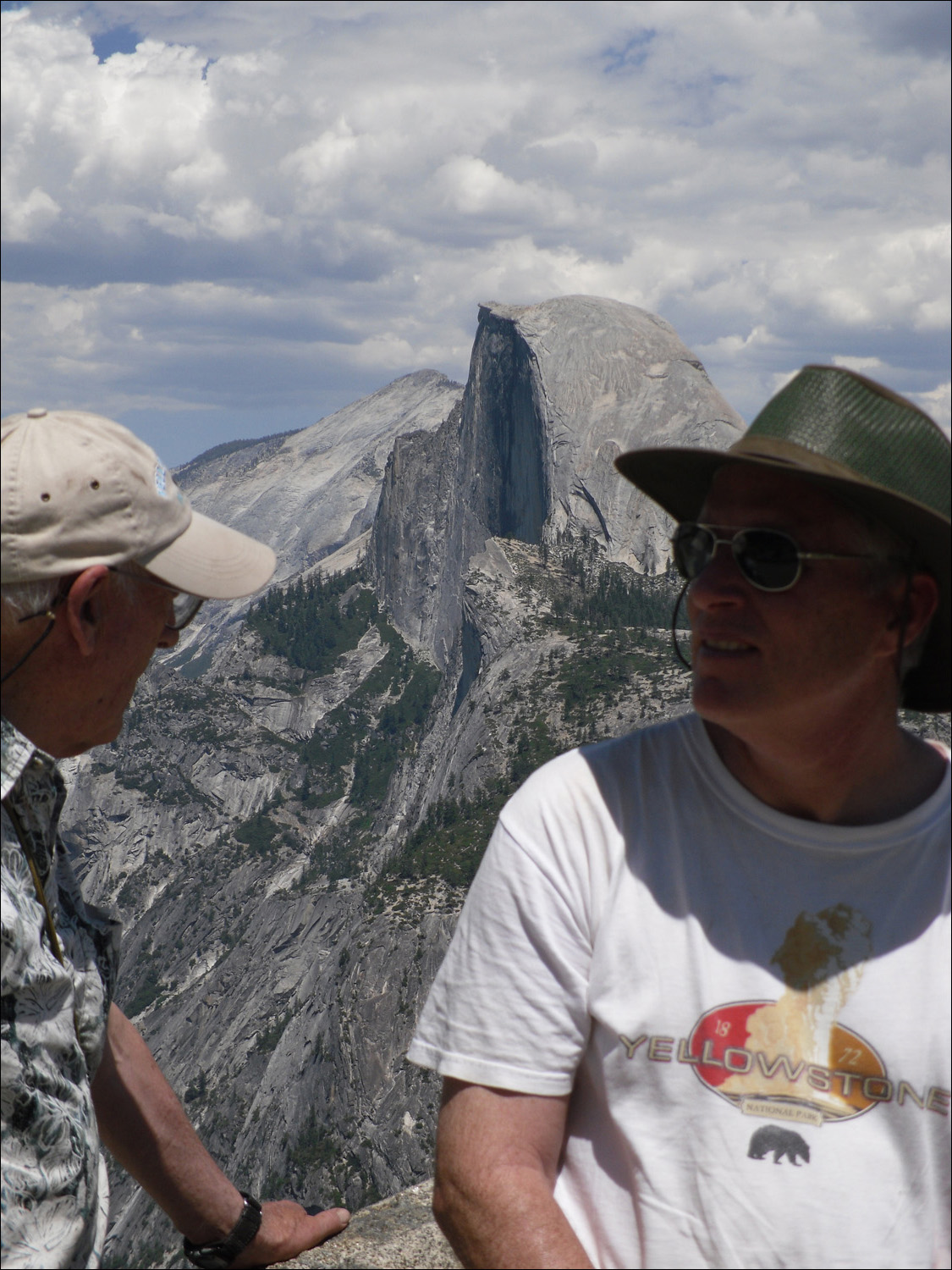 Hike to Glacier Point-Half Dome view from the Point