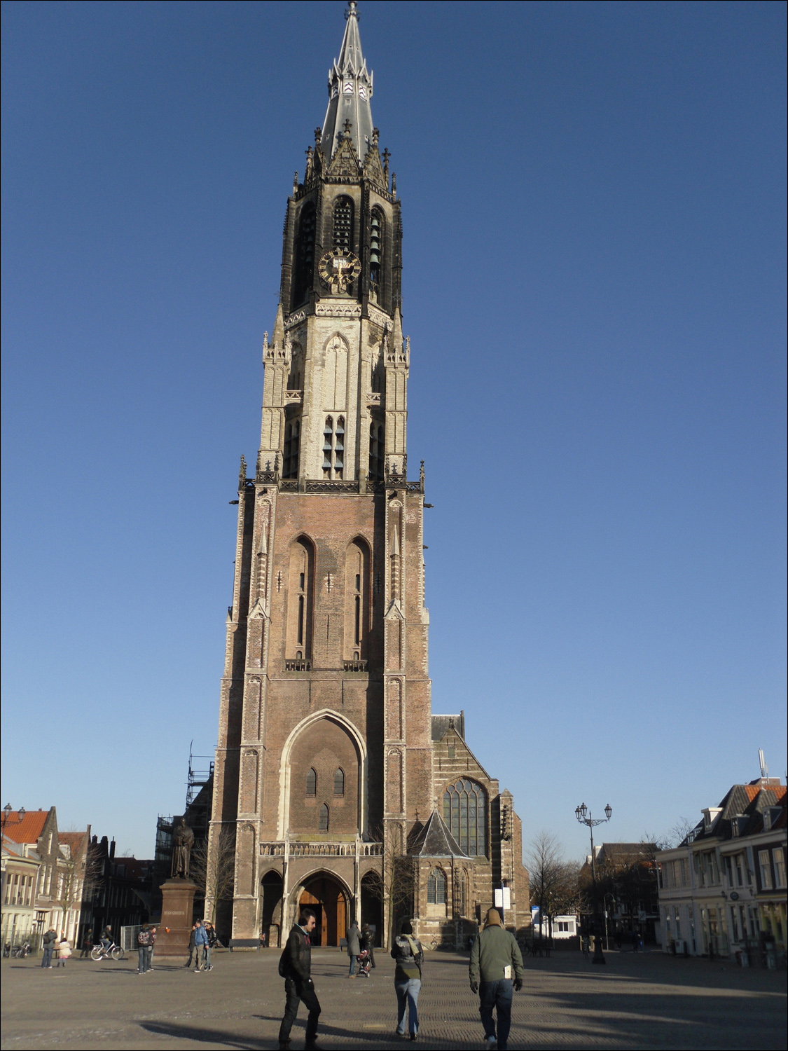 View of Nieuwe Kerk from Delft Square