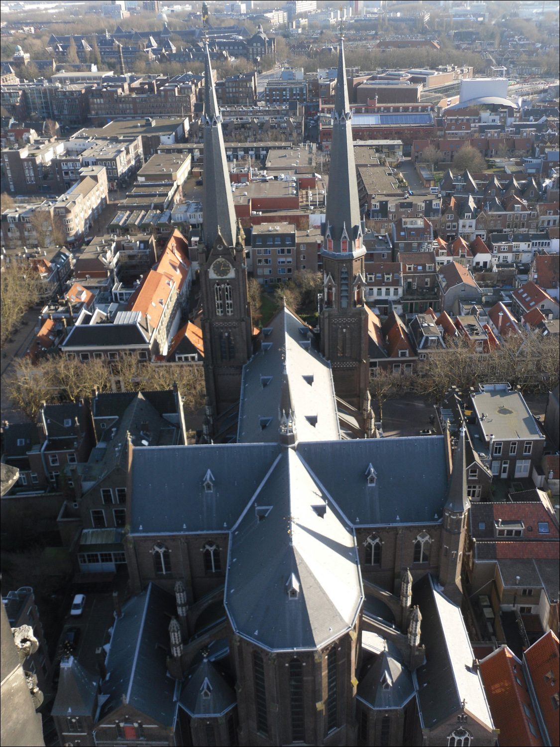 Views from the top of the clock tower on Nieuwe Kerk