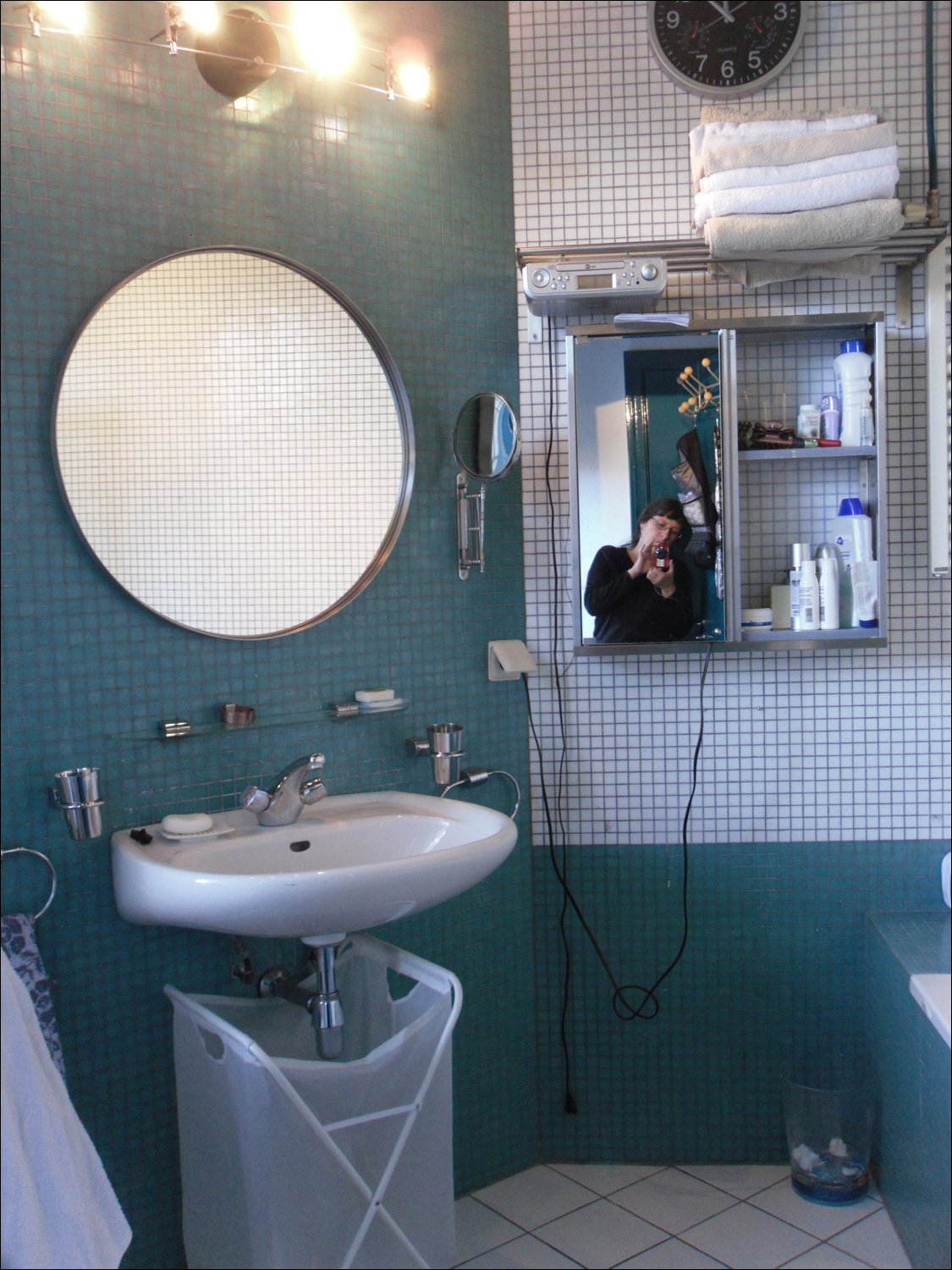 Second floor shower room in Delft house
