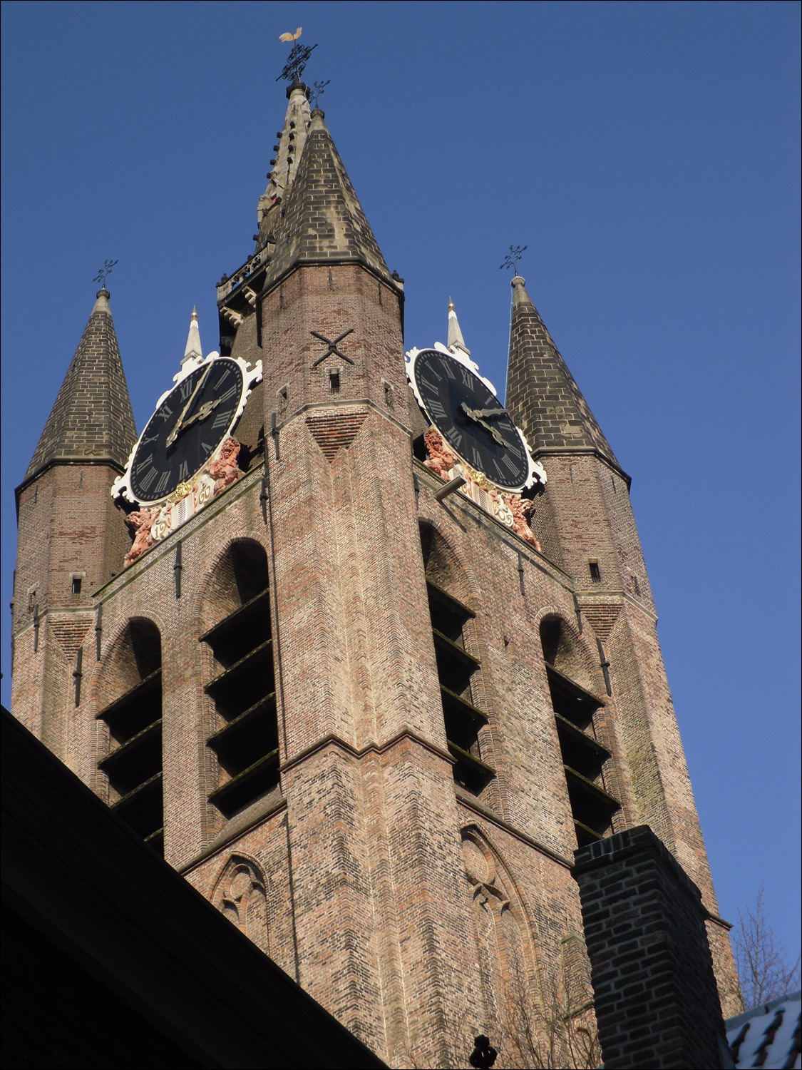 Oude Kerk clock tower